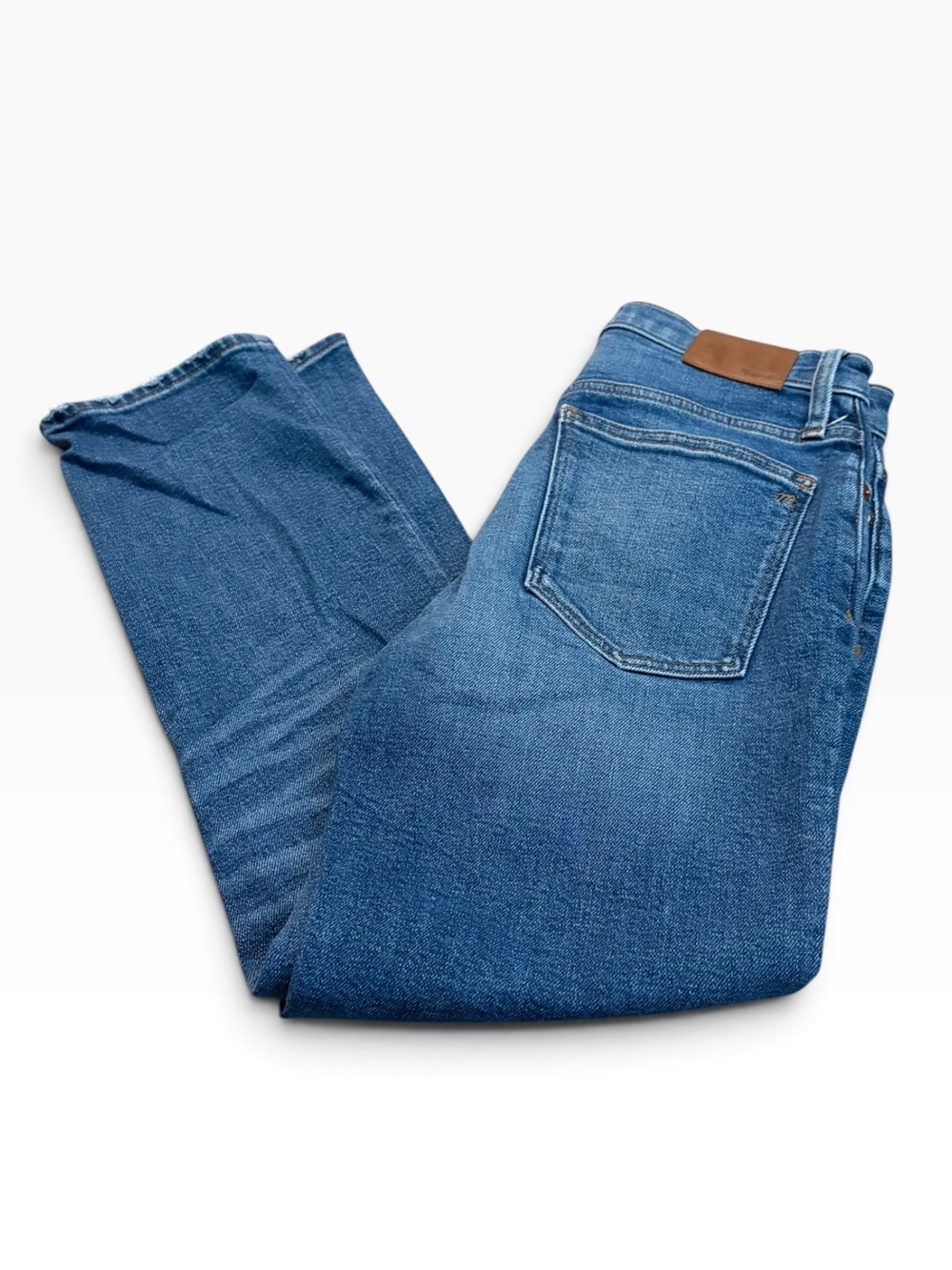 MADEWELL mid-rise classic straight jeans
